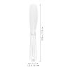 5pcs Face Beauty Scoop Cosmetic Mask Mixing Spoon Skincare Spatula for Eye Cream Application Facial Masks Creams Transparent Design view 2