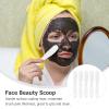 5pcs Face Beauty Scoop Cosmetic Mask Mixing Spoon Skincare Spatula for Eye Cream Application Facial Masks Creams Transparent Design view 3
