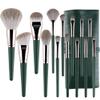 14 Makeup Brush Sets Green Soft Hair Makeup Tools Loose Powder Brush Foundation Brush Blush Brush Beauty Tools Professional Makeup Tools Premium Synthetic Professional Eye Brushes Kit (14 sets of brushes + brush pack) view 1