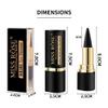 Aaiffey 2 Colors Gel Eyeliner Set,Quick-Dry Cream Eyeliner Waterproof and Smudge Proof Eye-liner Pencil Long-Lasting Matte Black Eyeliner Stick for Women Girls (01 Silver+04 Black) view 3