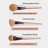 12 Pieces Makeup Brush Set Plastic Handle Premium Professional Loose Powder Brush Cosmetics Brushes Kit Soft Fiber Hair Pink Envelope Bag Available For Beginners (12 sets of brushes + pink envelope view 2