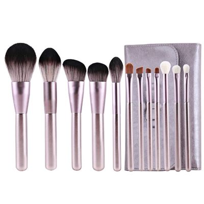 12 pcs Makeup Brush Set Professional Wooden Handle Makeup Eyeshadow Brush Set Brush Loose Powder Brush Blush Brush Portable Makeup Brush Beginner Beauty Tools Beauty Supplies (12 sets of brushes + brush pack)