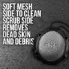 AXE Modern Shower Tool Skin Cleanser for Smoother Skin Detailer Exfoliates and Gently Cleanses One Size 3 Count, Black view 3