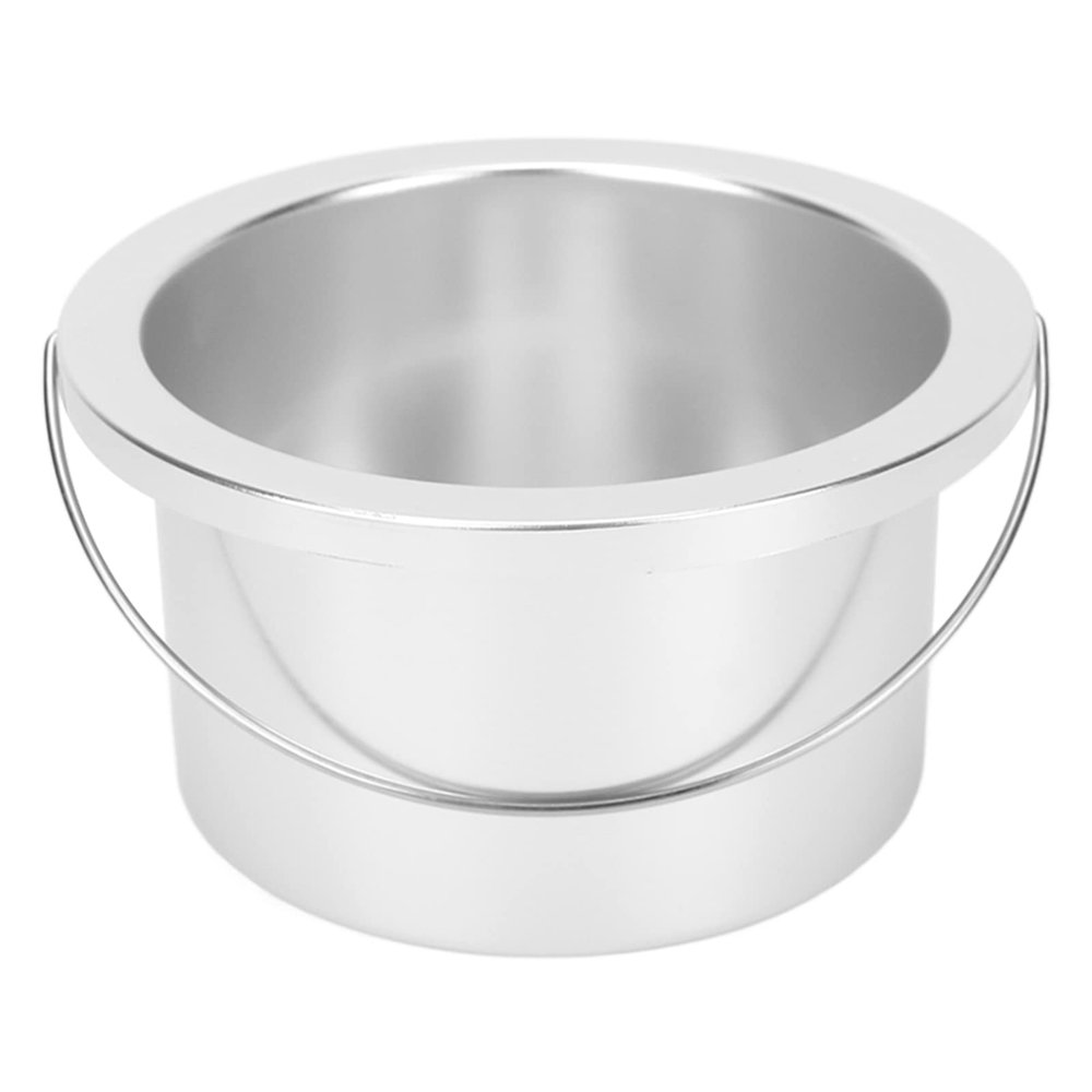 Electric Wax Warmer Machine Replacement Pot, 4.13in Aluminium Alloy Heating Quickly Evenly Wax Warmer Inner Pot Wax Heat Machine Replacement Pot for Hair Removal or Paraffin (Silver