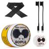 Goiple Edge Control Wax for Women Strong Hold Non-greasy Edge Smoother Pineapple Scent (4oz+0.7oz+Edge Brushes*2+ Edge Scarf) view 1