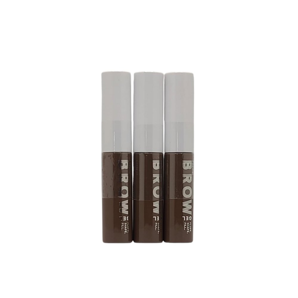 3 Pack Jordana Feather Brow Gel 03 Brunette 0.109 Oz.