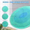 2 PCS Soft Silicone Face Cleansing Massaging Scrubber Exfoliator Brush view 3