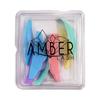 Amber Lash Rods for Eyelash Lifting/Perming, Colorful Reusable Soft Silicone Rods, Durable and Flexible, Rolly Curly, 5 Different Curl Sizes and Lengths, Easy Application and Removal view 1