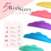 Amber Lash Rods for Eyelash Lifting/Perming, Colorful Reusable Soft Silicone Rods, Durable and Flexible, Rolly Curly, 5 Different Curl Sizes and Lengths, Easy Application and Removal view 2