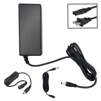 MyVolts 24V Power Supply Adaptor Compatible with Philips Lumea Prestige IPL SC1998/00, IPL SC1999/00 Hair Removal Device - US Plug - with Extension and Inline Switch