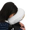 Body Linen Tranquility Microfiber Massage Face Rest Covers for Massage Tables and Chairs - Durable, Lightweight and Extra Soft Microfiber Face Cradle Covers - 5 Pack White view 3