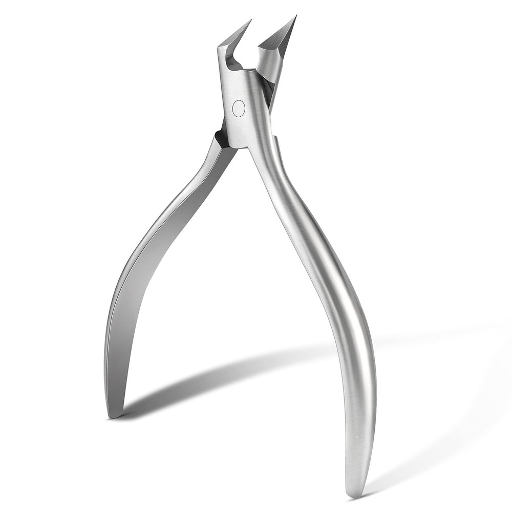 FVION Toenail Clipper Straight Blade, Professional Toe Nail Clipper for Senior, Ingrown Toenail Tool for Thick Ingrown Nails