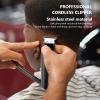 Professional Hair Clippers for Men, Professional Hair Clipper Men's Barber Beard Trimmer Rechargeable Hair Cutting Machine Ceramic Blade Low Noise Adult Kid Haircut (Color : Silver with Box) view 3