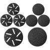8 Pcs Refill Rollers for Hoxida Electric Foot Callus Remover Pedicure Tools, Replacement Grinding Heads Roller for Pedi Electric Foot File,Refills 8 Pack Replacement Heads(4 Regular&4 Extra Coarse) view 1