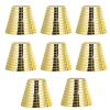 Uonlytech Cuff Ponytail Holder Women Circle Hair Cuff 8pcs Ponytail Holder Gold for Women and Girl Hair Accessories Teeth Clip view 2