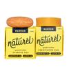 Naturel Maintain Shampoo and Conditioner Bar Set with Grapefruit Oil and Castor Oil for Hair Growth and Shine, Vegan and Cruelty Free, Zero Waste, Made in USA view 1