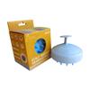 BEAVERSTRONG Shampoo Massager Brush, Silicone Scalp Cleanser and Head Scrubber Round Brush for Shower and Hair Care (Blue) view 1