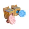 BEAVERSTRONG Shampoo Massager Brush, Silicone Scalp Cleanser and Head Scrubber Round Brush for Shower and Hair Care (Blue) view 4