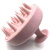BEAVERSTRONG Shampoo Massager Brush, Silicone Scalp Cleanser and Head Scrubber Round Brush for Shower and Hair Care (Pink) view 2