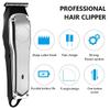 Professional Hair Clippers for Men, Electric Hair Clipper Hair Trimmer For Men Rechargeable Electric Shaver Beard Barber Hair Cutting Machine For Men Hair Cut (Color : Silver-with Box) view 2