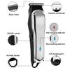 Professional Hair Clippers for Men, Electric Hair Clipper Hair Trimmer For Men Rechargeable Electric Shaver Beard Barber Hair Cutting Machine For Men Hair Cut (Color : Silver-with Box) view 3