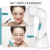 5 in 1 Electric Face Skin Cleaning Exfoliation Cleansing Rotating Spa Waterproof Brush Scrubber Machine view 3