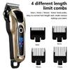 Professional Hair Clippers for Men, Hair Trimmer Electric Hair Clipper Professional Shaver Beard Barber 0mm Men Hair Cutting Machine For Men Haircut Style (Color : Golden with Box) view 3