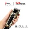 Professional Hair Clippers for Men, Hair Trimmer Electric Hair Clipper Professional Shaver Beard Barber 0mm Men Hair Cutting Machine For Men Haircut Style (Color : Golden with Box) view 4