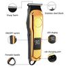 Professional Hair Clippers for Men, Electric Hair Clipper Hair Trimmer For Men Rechargeable Electric Shaver Beard Barber Hair Cutting Machine For Men Hair Cut (Color : Silver-LCD-no Box) view 3