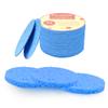 50-Count Compressed Facial Sponges for Daily Cleansing and Gentle Exfoliating, 100% Natural Cellulose Spa Sponge Perfect for Removing Dead Skin, Dirt and Makeup - Blue view 1