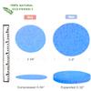 50-Count Compressed Facial Sponges for Daily Cleansing and Gentle Exfoliating, 100% Natural Cellulose Spa Sponge Perfect for Removing Dead Skin, Dirt and Makeup - Blue view 3