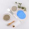 50-Count Compressed Facial Sponges for Daily Cleansing and Gentle Exfoliating, 100% Natural Cellulose Spa Sponge Perfect for Removing Dead Skin, Dirt and Makeup - Blue view 4