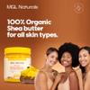 MGL Naturals Shea Butter Yellow Creamy 16oz, African, Unrefined, and Raw. Nourish and moisturize skin and hair. Use alone or DIY recipes. From Ghana, West Africa. (16 oz Jar) view 3