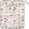 visesunny Barber Cape Hand Drawn Mushroom Polyester Hair Cutting Salon Cape Apron Anti-Static Haircut Water-Resistant Shaving Cloth Beard Shaving Bib Hairdressing Cape view 1