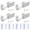 4 Pack Nose Piercing Kit, SLVIEKAE Disposable Safe Sterile Piercing Gun, Self Nose Piercing Unit For, Nose Stud Piercing Kit Tool (Gold) view 1