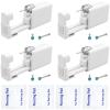 4 Pack Nose Piercing Kit, SLVIEKAE Disposable Safe Sterile Piercing Gun, Self Nose Piercing Unit For, Nose Stud Piercing Kit Tool (Blue) view 1