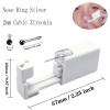 SLVIEKAE 4 Pack Nose Piercing Kit, Disposable Safe Sterile Piercing Gun, Self Nose Piercing Unit For, Nose Stud Piercing Kit Tool (Black) view 2