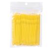 Disposable Micro Brush Micro Applicators Eyelash Brush For Eyelashes Extensions Brush Eyelash Extension Individual Applicators Mascara Brush (2.5mm)[Yellow] view 1