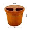 Foot Tub Wooden Foot Basin Large Foot Soak Tub,Foot Basin for Foot Bath,Soak,or DetoxFoot Soak Bucket Made of Solid Wood,Foot Spa for Adults foot Bath Wooden Bucket Foot Spa Household Wash Ba view 3