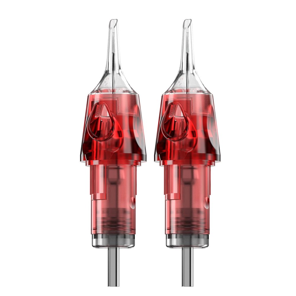 CNC 1RL Tattoo Needles Cartridge 20Pcs #12 Standard Disposable Needles Round Liner with Membrane EN04-20-1201RL