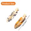 10 Pcs No Bend Hair Clips for Women Styling Sectioning, Gingbiss 2.7" No Crease Bangs Hair Clips, Curl Pin Clips with Storage Box for Hairstyle Bangs Waves Makeup Application, 10 Colors view 2