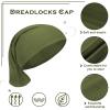 4 Pieces Unisex Dreadlock Cap Long Hair Dreads Head Wrap Sleeping Cap Hair Accessories Sleep Bonnet for Men Women(Mixed Color) view 4
