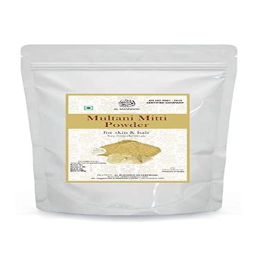 AL MASNOON Natural Multani Mitti or Fullers Earth or Calcium Bentonite Clay - Pack of 100 Grams