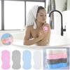 MJUHNHH 2Pcs Super Soft Exfoliating Bath Sponge with Natural Loofah Sponge, Exfoliating Sponge Shower Brush, Reusable Spa Scrub Exfoliator Dead Skin Remove Shower Sponge, Bath Sponge for Adults Kids view 3