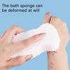 MJUHNHH 2Pcs Super Soft Exfoliating Bath Sponge with Natural Loofah Sponge, Exfoliating Sponge Shower Brush, Reusable Spa Scrub Exfoliator Dead Skin Remove Shower Sponge, Bath Sponge for Adults Kids view 4