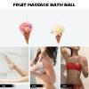 EXCEART 2Pcs Ice Cream Shower Loofah Bath Sponges Soft Exfoliating Bath Scrubber with Quick-Dry Lanyard for Gentle Skin Cleansing and Home Use 11 X 4.7 Inches view 4