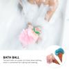 EXCEART 2pcs Fruit Bath Ball Body Shower Scrubber Cute Bath Sponge Body Exfoliating Mesh Household Shower Pouf Body Scrubber Shower Pouf Loufa Puff Sponge or Shower Head Child Elasticity view 4