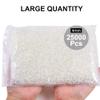 Blinginbox 25000pcs Flatback Rhinestones,Resin Non Hotfix Rhinestones Large Quantity Wholesale for Crafts DIY Creative Design,Clothes,Makeup,Nail Art (4mm=0.15", Transparent Clear AB) view 4