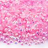 Blinginbox 25000pcs Flatback Rhinestones,Resin Non Hotfix Rhinestones Large Quantity Wholesale for Crafts DIY Creative Design,Clothes,Makeup,Nail Art (4mm=0.15", Lt.Pink AB) view 2