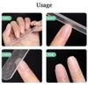 3 Pcs Nanoglass Nail File Set Professional Arc Nail File Reusable Pointed Coarse Nail File Emery Boards for Manicure view 4